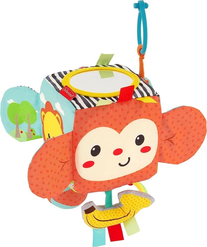 Infantino Peek & Seek Sensory Discovery Cube.