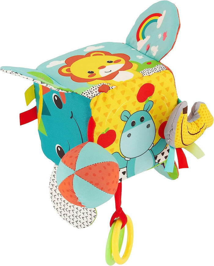 Infantino Peek & Seek Sensory Discovery Cube.
