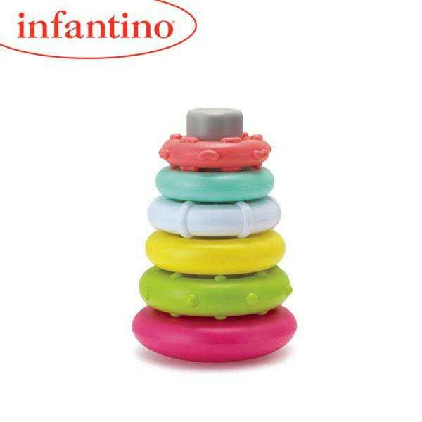 Infantino Rock N Rings - Pink.