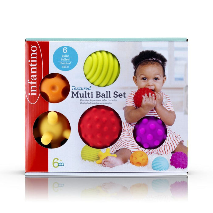 Infantino Textured Muliti-Ball Set Toys For Baby (Classic)
