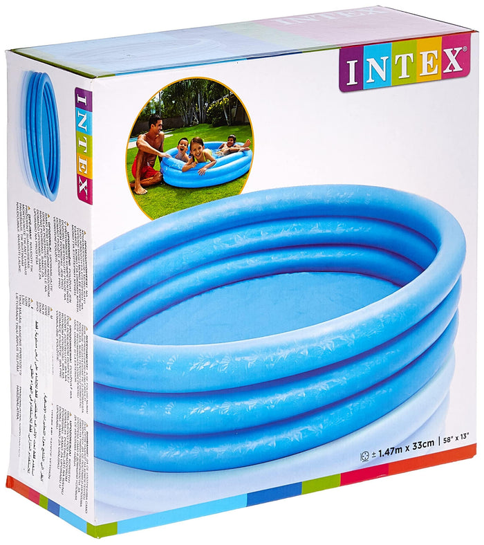 Intex Crystal Blue Pool, 3-Ring (1.47mx33cm)