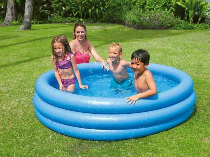 Intex Crystal Blue Pool, 3-Ring (1.47mx33cm)