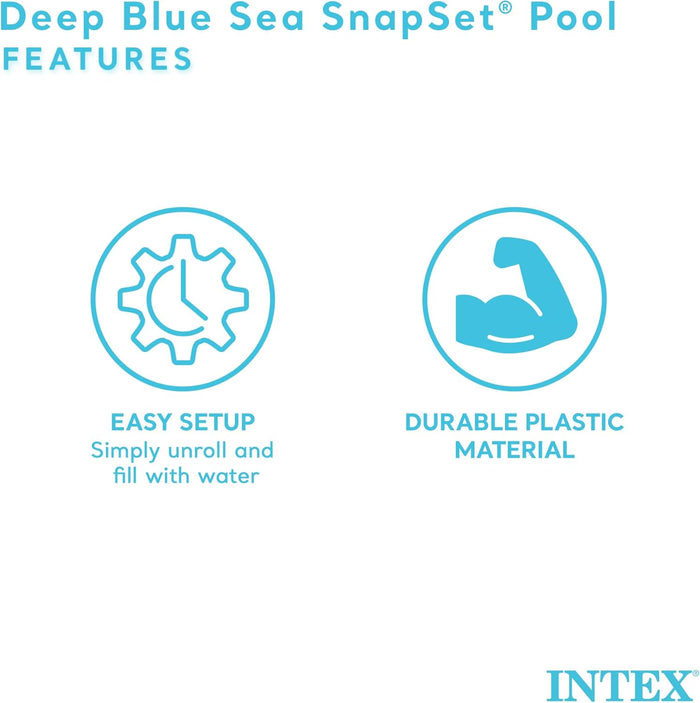 Intex Deep Blue Sea Snapset Pool (2.44mx46cm)