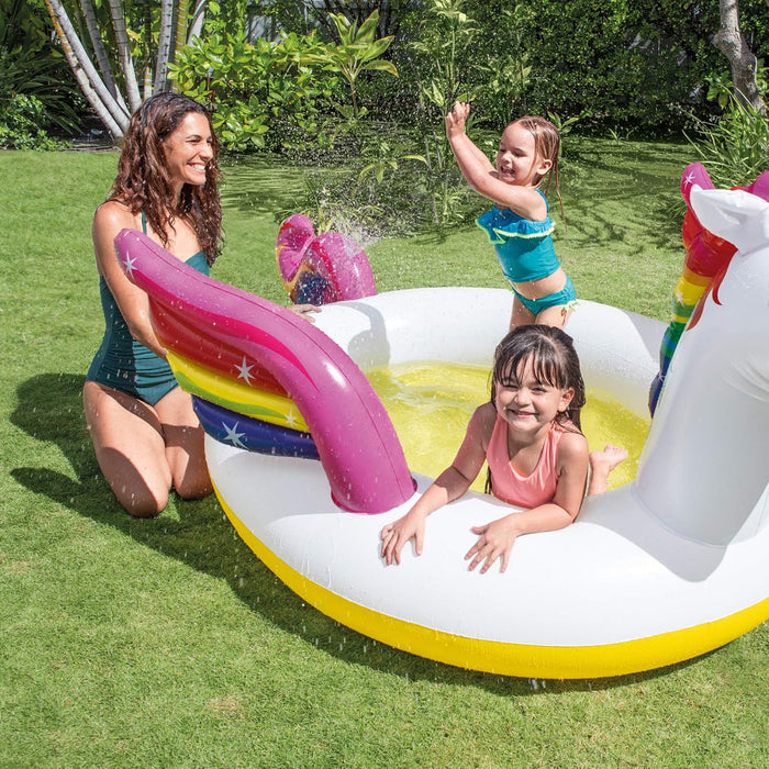 Intex Mystic Unicorn  Spray Pool (107"X76"X41")