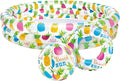 Intex Pineapple Splash Pool Set (132L x 132W x 28Hcm)