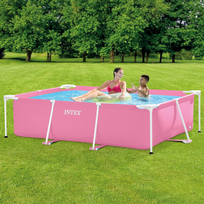 Intex Pink Rectangular Frame Pool 2.2mx1.5mx60cm