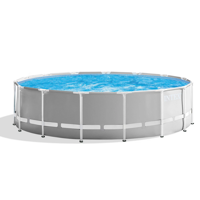 Intex Prism Frame Premium Above Ground Swimming Pool Set (3.66mx99cm) With Intex Winnie The Pooh Deluxe Arm Bands