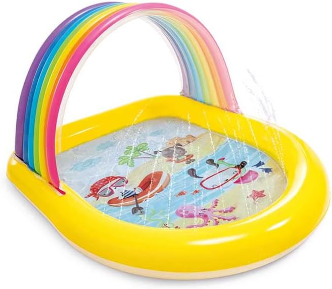 Intex Rainbow Arch Spray Pool (1.47mx1.3mx86cm)