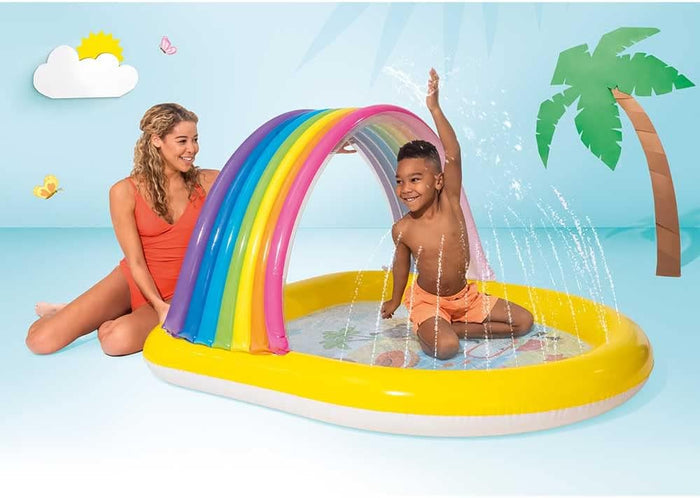 Intex Rainbow Arch Spray Pool (1.47mx1.3mx86cm)