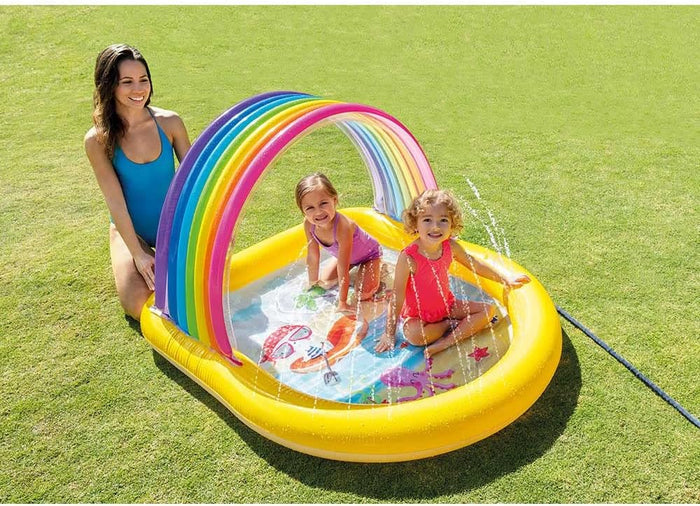 Intex Rainbow Arch Spray Pool (1.47mx1.3mx86cm)