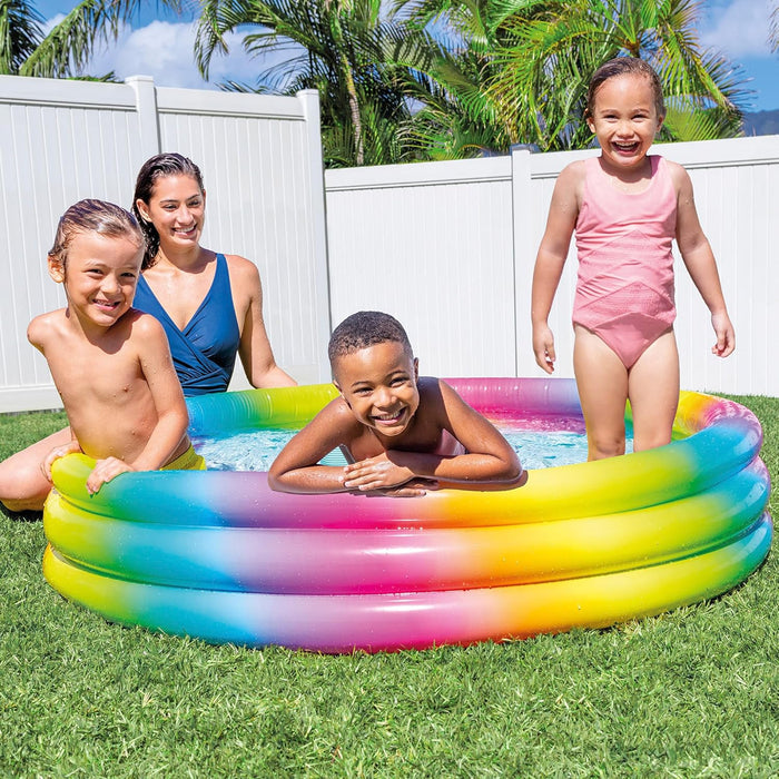 Intex Rainbow Ombre Pool 3 Ring