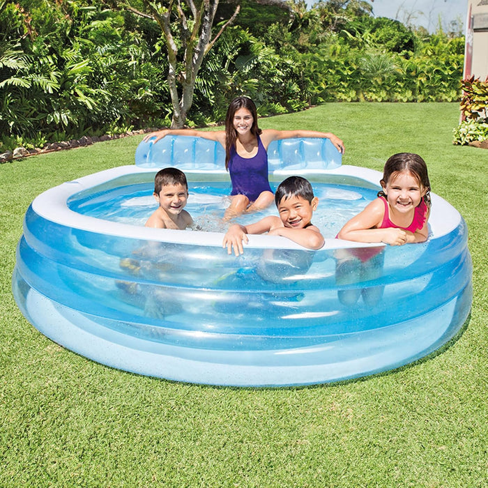 Intex Swim Center Family Lounge Pool (2.29mx2.18mx79cm)