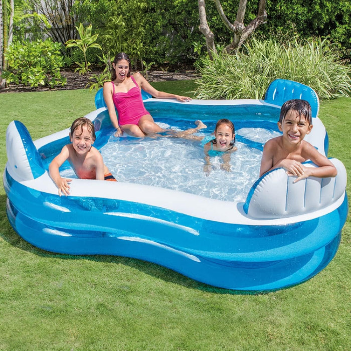 Intex Swim Center Family Lounge Pool (2.29mx2.29mx66cm)
