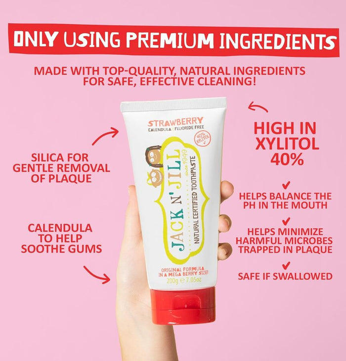 Jack N' Jill Mega Berry Natural Toothpaste (200g)