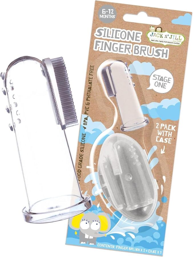 Jack N' Jill Silicone Finger Brush - Pack of 2