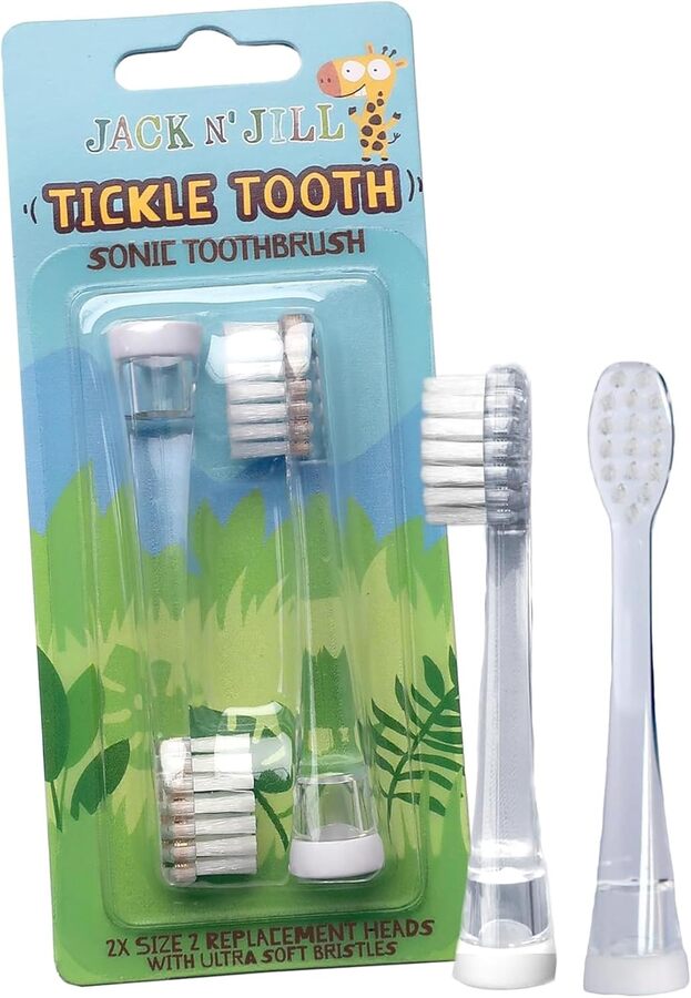 Jack N' Jill Sonic Tickle Toothbrush + Replacement Head