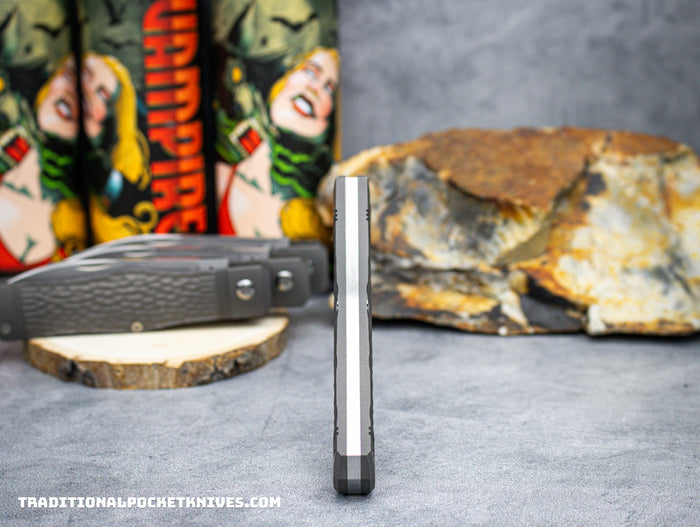 Jack Wolf Knives Vampire Jack Jigged Dark Blasted Titanium
