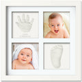 Keababies Ever Keepsake Frame Baby Hand and Footprint Kit (Alpine White)
