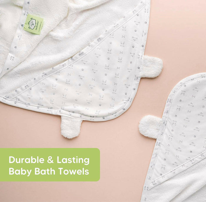 KeaBabies Baby Hooded Towel.