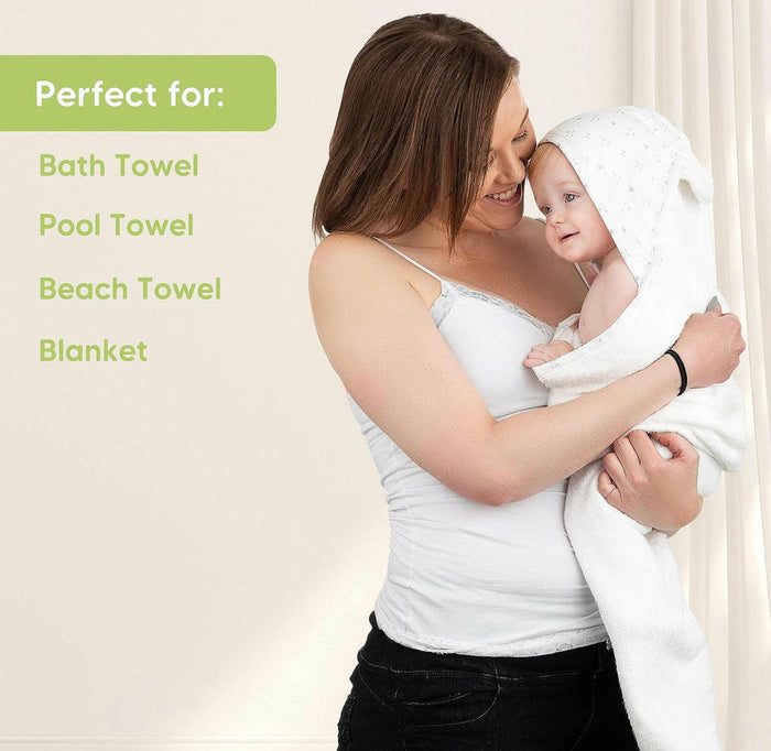 KeaBabies Baby Hooded Towel.