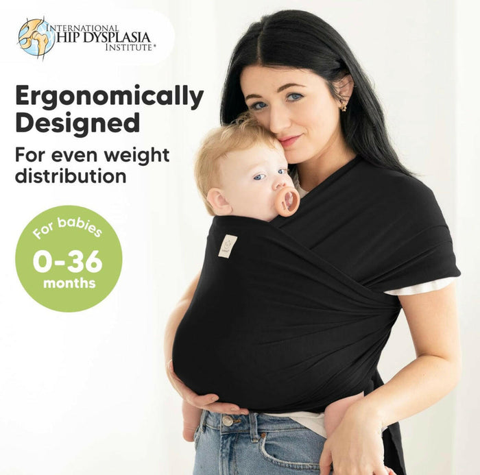 KeaBabies Baby Wrap Carrier - All in 1 Original Breathable Baby Sling.