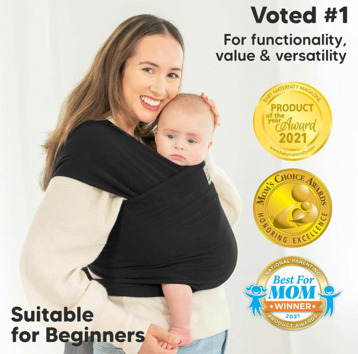 KeaBabies Baby Wrap Carrier - All in 1 Original Breathable Baby Sling.