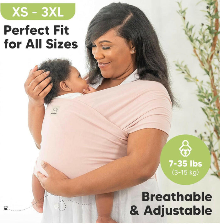 KeaBabies Baby Wrap Carrier - All in 1 Original Breathable Baby Sling.