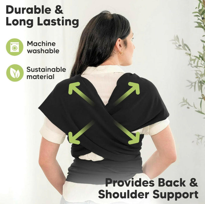 KeaBabies Baby Wrap Carrier - All in 1 Original Breathable Baby Sling.