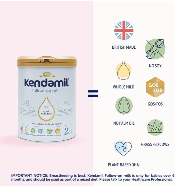 Kendamil Classic Stage 2 Follow-on Milk Formula From 6-12 Months (800g)