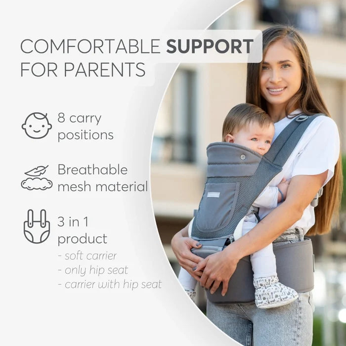 Kikkaboo Carrier 3 in 1 Chloe Mesh