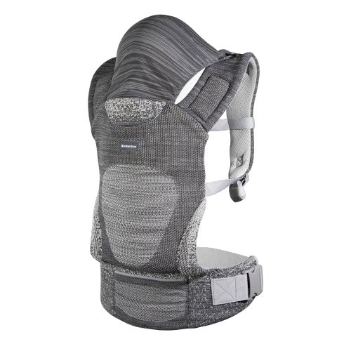 Kikkaboo Carrier Hoody Fly Knit (Grey)