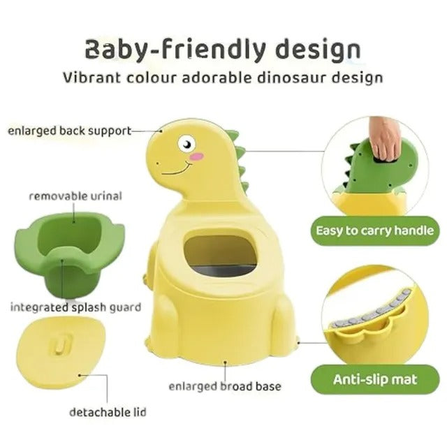 Kinder Valley Dino Potty Training Seat (Yellow)