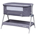 Kinder Valley Snoozie Bedside Crib Grey