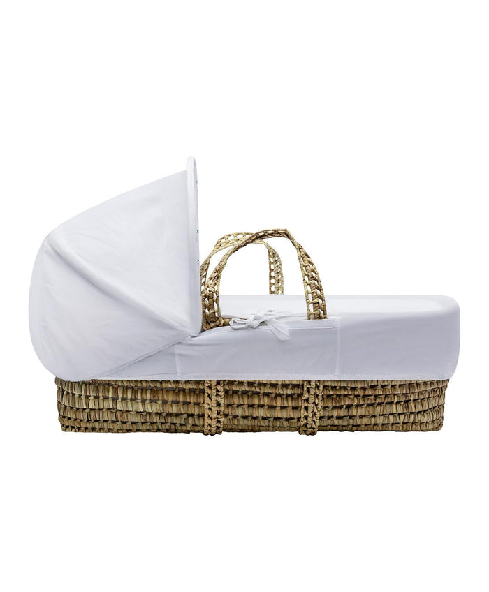 Kinder Valley Starry Sky Moses Basket With Natural Stand