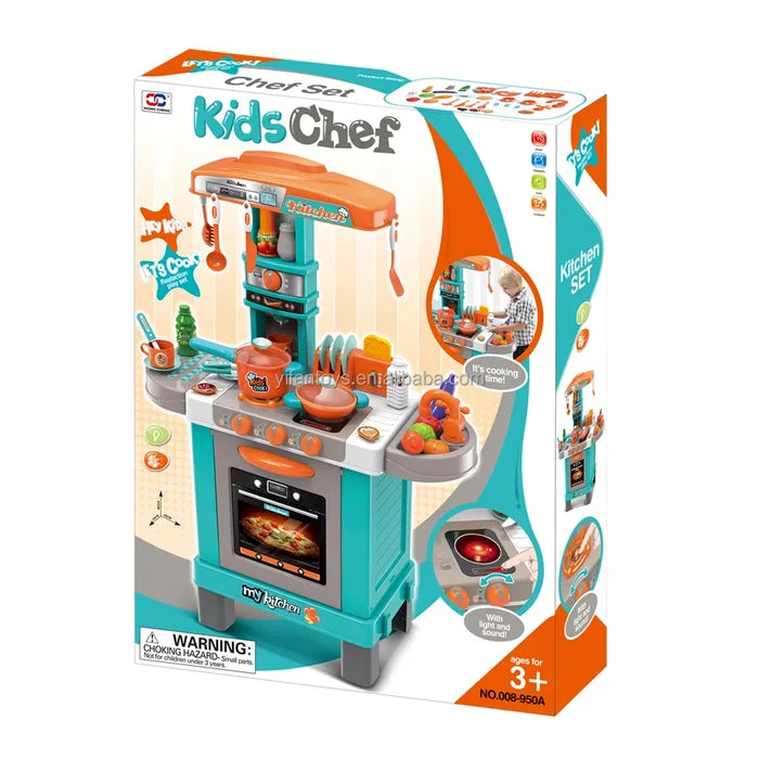 Kitchen Set with Sound and Light (Green)