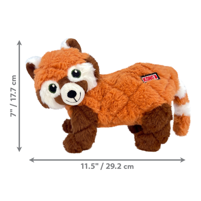 KONG Scampers Red Panda Medium Dog Toy