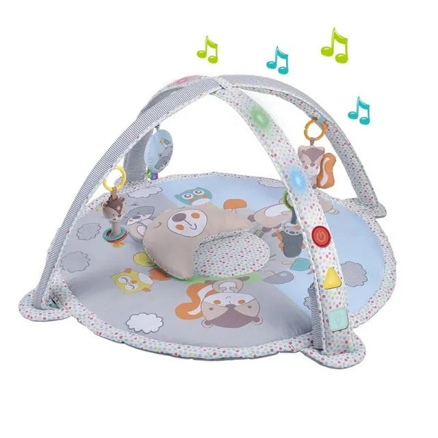Konig Kid Baby Play Gym Mat with Music and Light (Animals)
