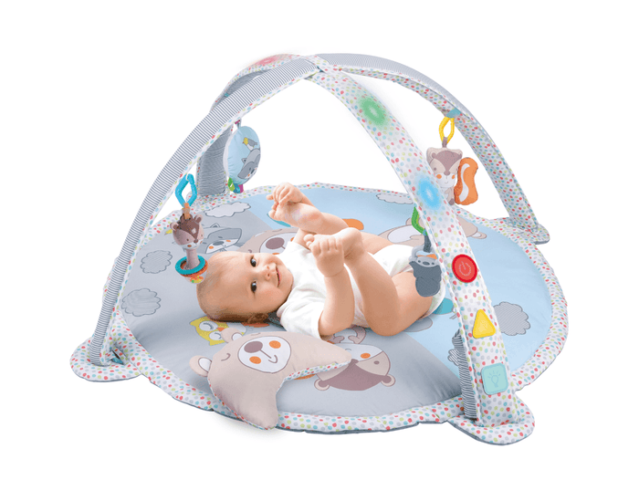 Konig Kid Baby Play Gym Mat with Music and Light (Animals)