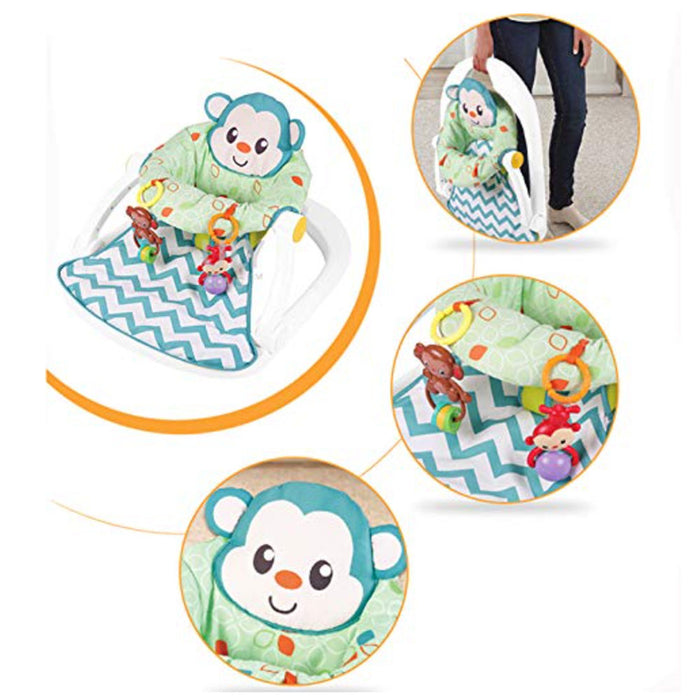 Konig Kids Baby Activity Booster Seat-Monkey