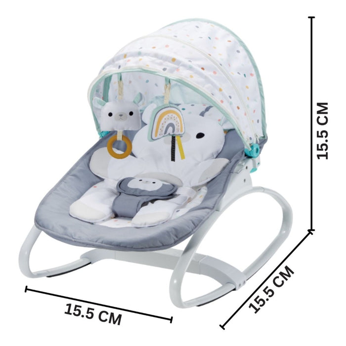Konig Kids Baby Bouncer Seat (White)