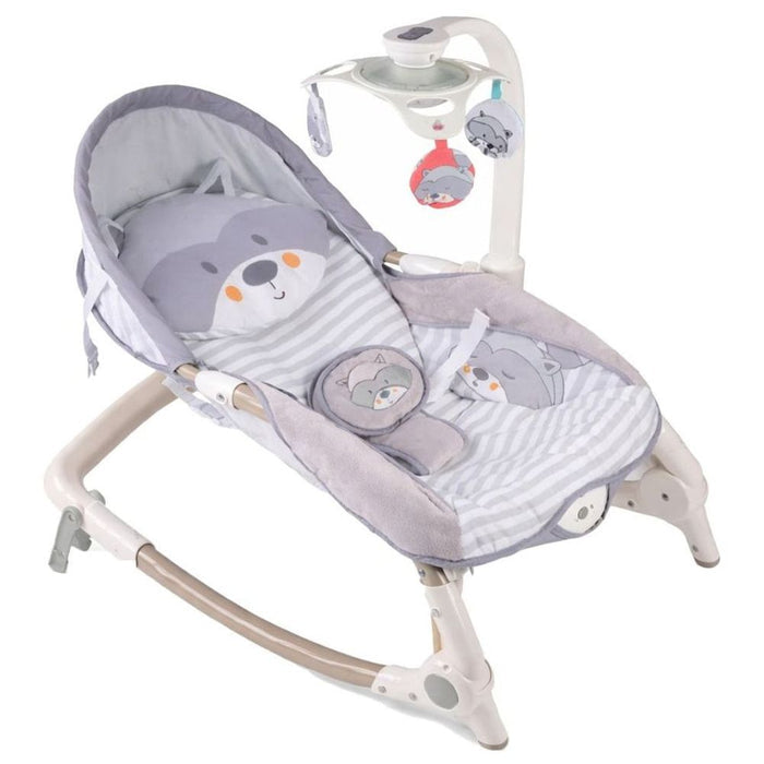 Konig Kids Baby Rocker With Music Light & Toys (Grey)