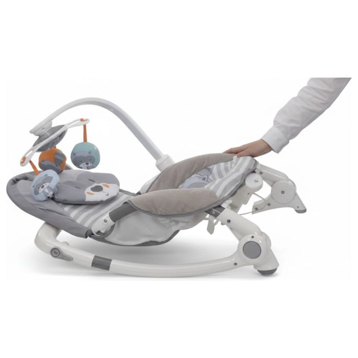 Konig Kids Baby Rocker With Music Light & Toys (Grey)