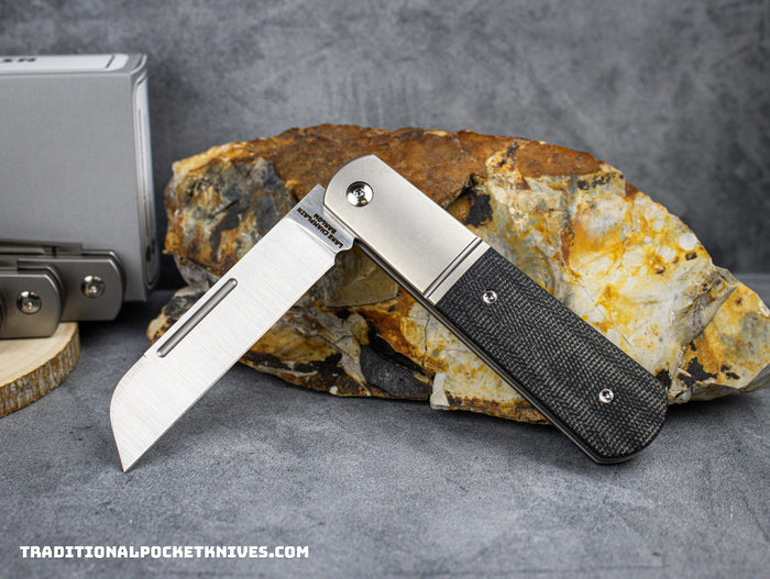 Lake Champlain Barlow: Sheepsfoot - Black Micarta