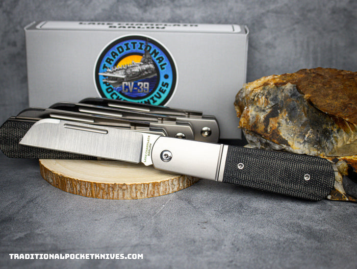 Lake Champlain Barlow: Sheepsfoot - Black Micarta
