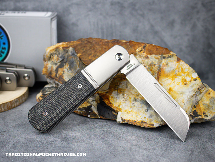Lake Champlain Barlow: Sheepsfoot - Black Micarta