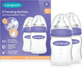 Lansinoh Feeding Bottle With Natural Wave - Pack of 2 (160ml)
