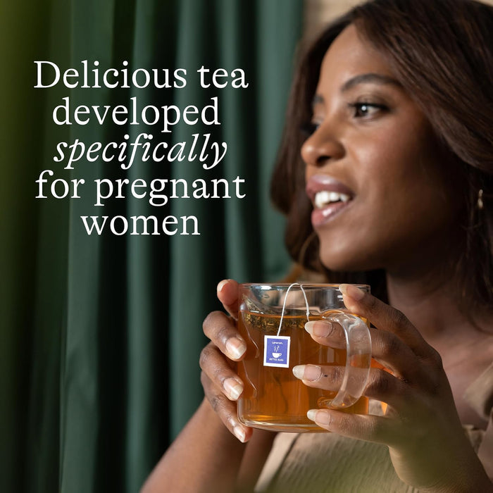 Lansinoh + HotTea Mama Final Push Tea, Red Raspberry Leaf Tea for Labor and Delivery Prep, 14pcs