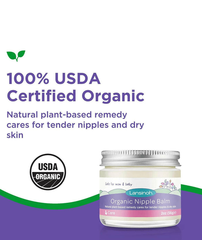 Lansinoh Organic Nipple Cream for Breastfeeding 56g.