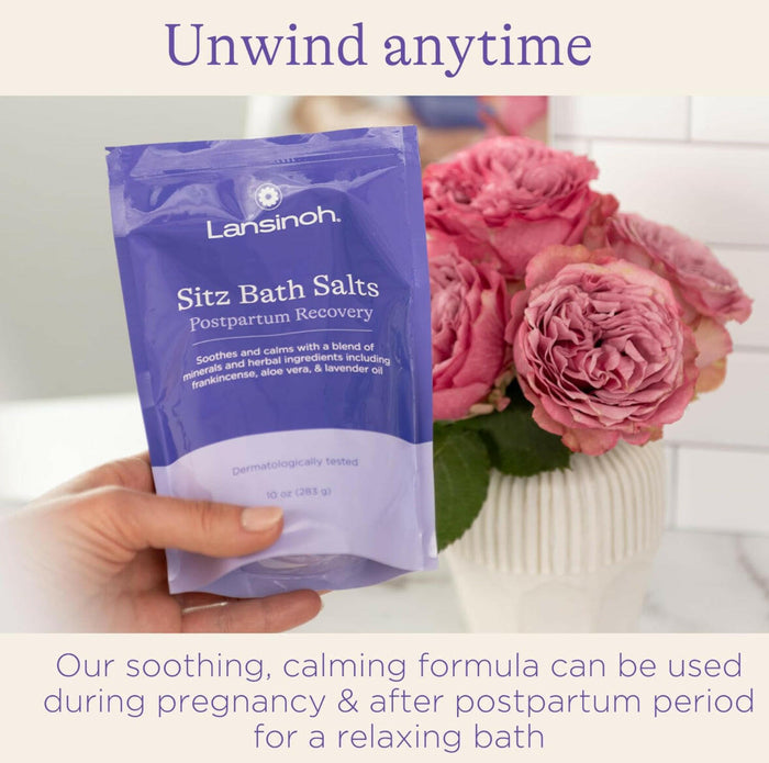 Lansinoh Sitz Bath Salts Postpartum, 283g