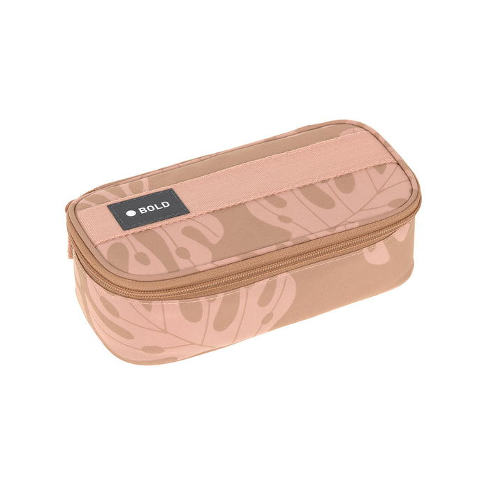 Lässig School Spacy Pencil Case Bold (Leaves Caramel)